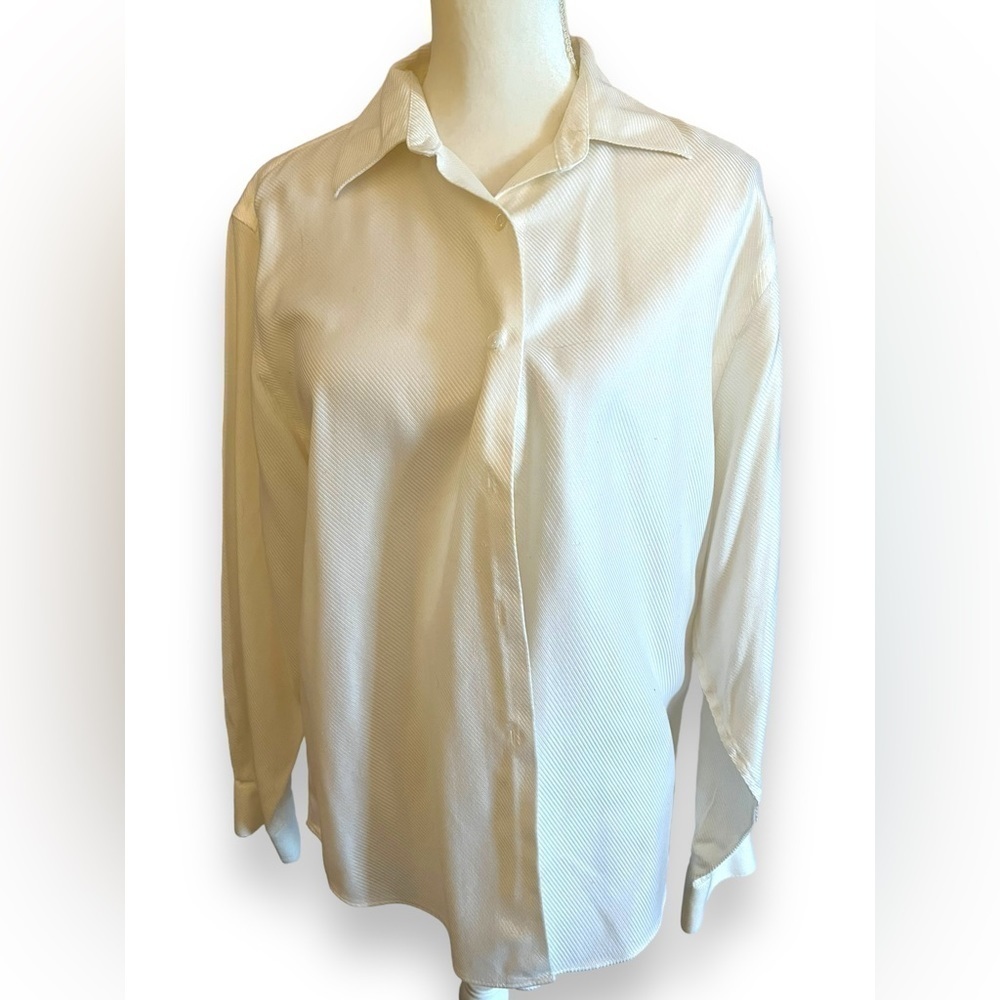 Talbots wrinkle resistant white shirt, 14.